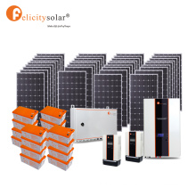 off grid solar panel system 8kw home solar energy system with battery storage